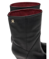 TOMMY HILFIGER MID COWBOY Botines de piel con tac&oacute;n negro - Zapatos Mujer - 4