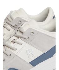 TOMMY HILFIGER TH Zapatillas de cuero blanco - Zapatos Mujer - 3
