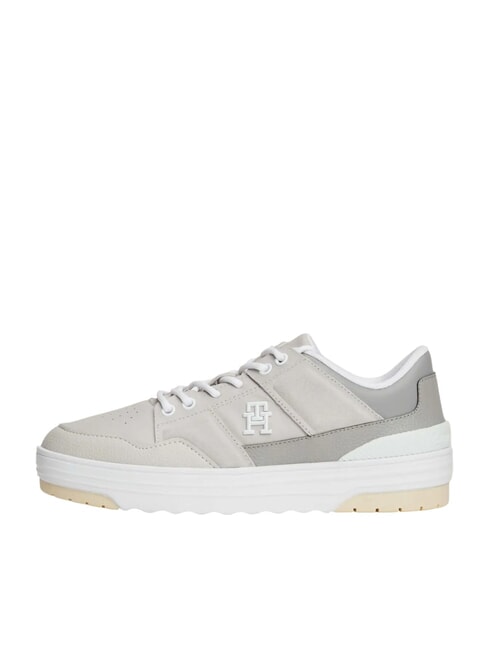 TH Zapatillas de cuero gris - Zapatos Mujer