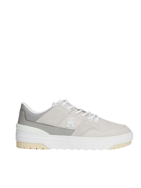 TH Zapatillas de cuero gris - Zapatos Mujer