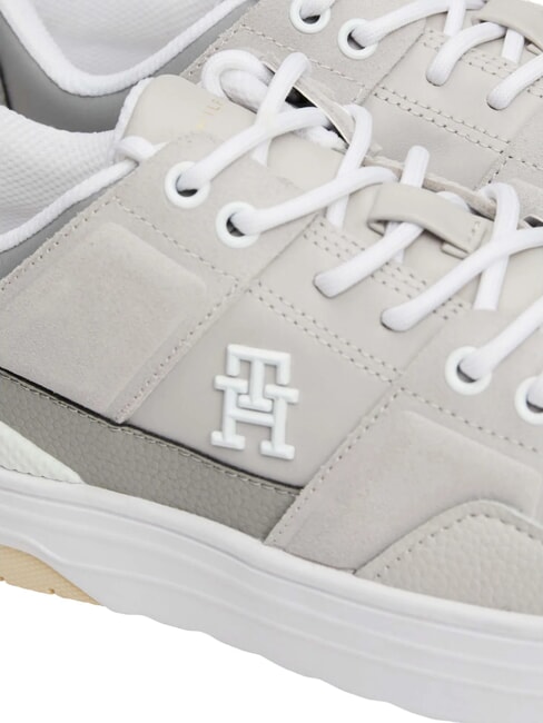 TH Zapatillas de cuero gris - Zapatos Mujer