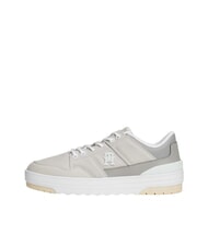 TOMMY HILFIGER TH Zapatillas de cuero gris - Zapatos Mujer - 2