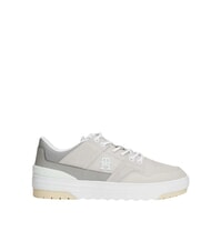 TOMMY HILFIGER TH Zapatillas de cuero gris - Zapatos Mujer - 3
