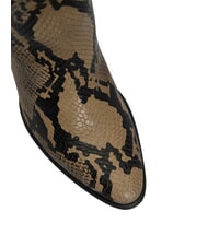 TOMMY HILFIGER TH  Botas tejanas de cuero beige - Zapatos Mujer - 3