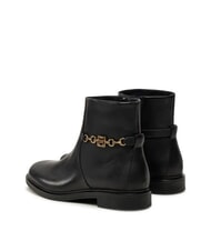 TOMMY HILFIGER TH CHAIN Botines bajos de piel con cremallera negro - Zapatos Mujer - 5