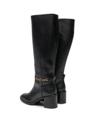 TOMMY HILFIGER TH CHAIN Botas altas de piel con cadena negro - Zapatos Mujer - 6