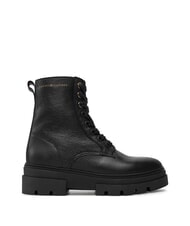 TOMMY HILFIGER BICOLOR Botas de cuero con cordones negro - Zapatos Mujer - 2