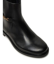 TOMMY HILFIGER TH CHAIN Botines bajos de piel con cremallera negro - Zapatos Mujer - 3