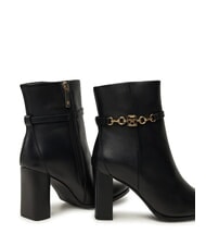 TOMMY HILFIGER TH CHAIN Botines de piel negro - Zapatos Mujer - 3