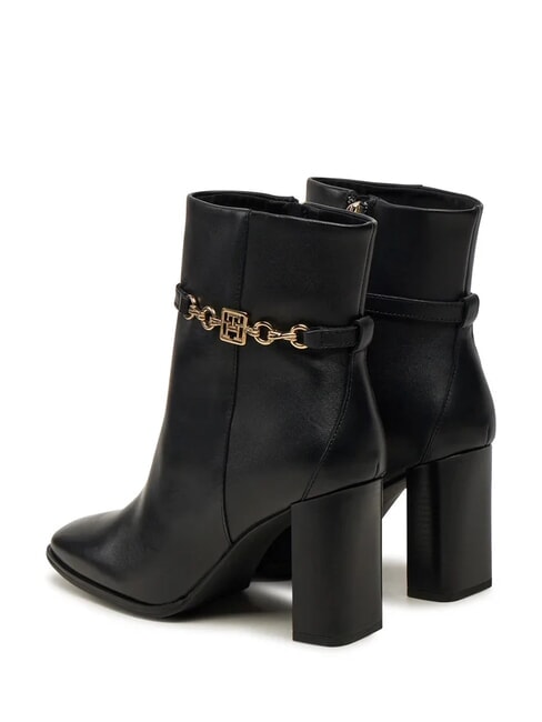 TH CHAIN Botines de piel negro - Zapatos Mujer