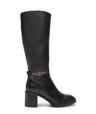 TOMMY HILFIGER TH CHAIN Botas altas de piel con cadena negro - Zapatos Mujer - 2