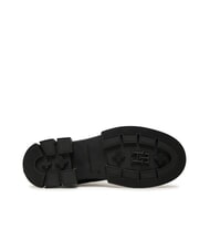 TOMMY HILFIGER LACE -UP BIKE Botas de cuero con cordones negro - Zapatos Mujer - 7