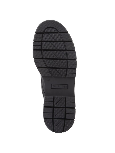 CLEATED LACE-UP Botines con cordones y cuello acolchado negro - Zapatos Mujer