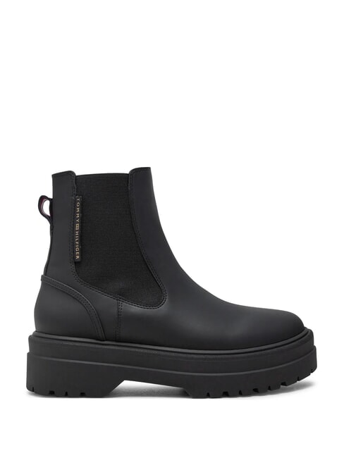RUBBERISED CHEALSEA Botines con panel el&aacute;stico negro - Zapatos Mujer
