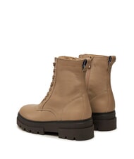 TOMMY HILFIGER BICOLOR Botas de cuero con cordones beige - Zapatos Mujer - 5