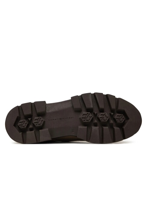 BICOLOR Botas de cuero con cordones beige - Zapatos Mujer