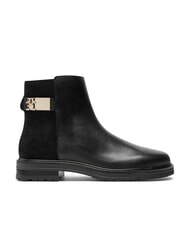 TOMMY HILFIGER TH Botines bajos de ante y piel negro - Zapatos Mujer - 2