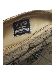 GUESS POUCH Bolsa de tela Combinaci&oacute;n de logotipos de arena 4g - Ri&ntilde;oneras - 5