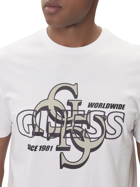 DROP SHADOW Camiseta de manga corta con estampado 4G purwhite - camiseta