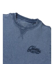 GUESS WASHED Camiseta de manga corta de corte regular lavado de nieve azul - camiseta - 4