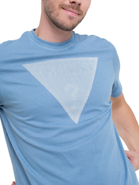 TRIANGLE LOGO Camiseta de manga corta de corte regular Techo parisino azul - camiseta