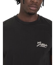 GUESS SCRIPT LOGO Camiseta estampada de manga corta negro azabache multi - camiseta - 3