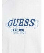 GUESS SMALL LOGO Camiseta de manga corta de corte regular purwhite - camiseta - 3