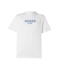 GUESS SMALL LOGO Camiseta de manga corta de corte regular purwhite - camiseta - 4