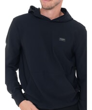 GUESS TECH STRECH Sudadera con capucha de tejido t&eacute;cnico jetbla - Sudaderas - 3