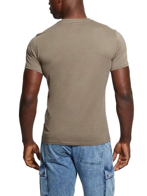 PIMA Camiseta de algod&oacute;n con logo bordado c&aacute;scara de nuez - camiseta