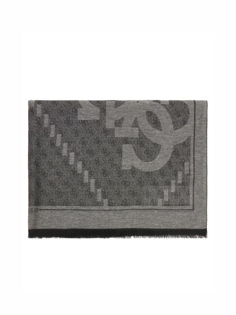 LOGO ALL OVER Bufanda de tela jacquard NEGRO - Bufandas