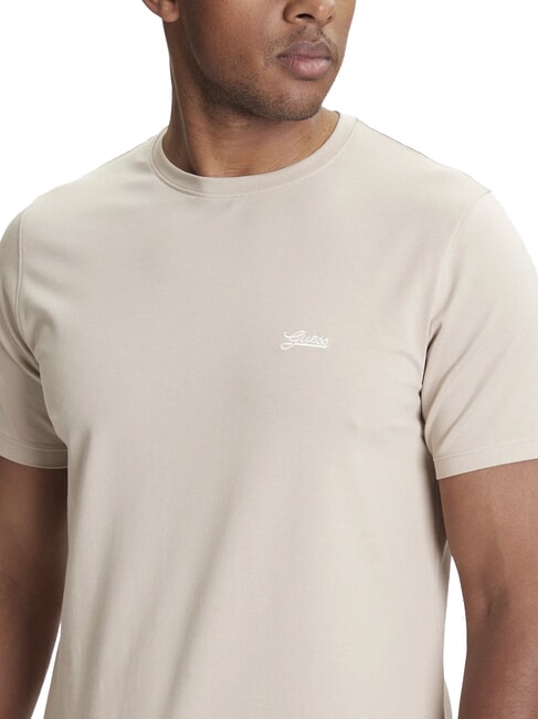 BASIC PIMA Camiseta de algod&oacute;n el&aacute;stico piedra pasadena - camiseta