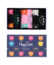 HAPPY SOCKS BLACK AND WHITE Lote de regalo de 3 pares de calcetines negro - Calcetines de mujer - 5