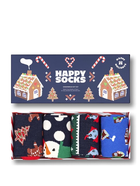 HOLIDAY GINGERBREAD Caja de regalo 4 pares de calcetines multicolor - Calcetines de hombre