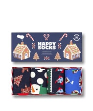 HAPPY SOCKS HOLIDAY GINGERBREAD Caja de regalo 4 pares de calcetines multicolor - Calcetines de hombre - 5