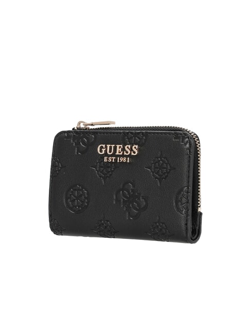 LAUREL 2 Cartera mediana con cremallera logotipo negro - Carteras Mujer