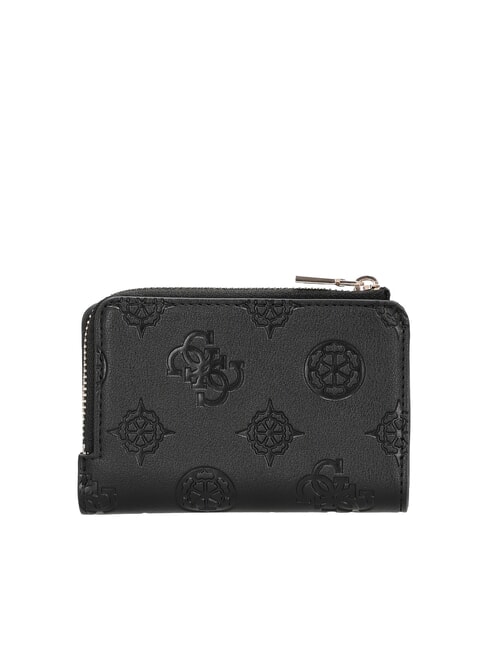 LAUREL 2 Cartera mediana con cremallera logotipo negro - Carteras Mujer