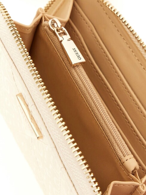 ALDINA Cartera mediana con cremallera OFFWHITE - Carteras Mujer