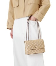 GUESS GIULLY 2 Bolso de hombro tejido, bolso bandolera oro - Bolsos Mujer - 5