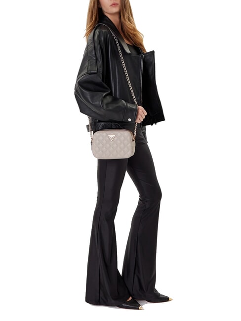 GIULLY 2 Bolso bandolera acolchado para c&aacute;mara gris pardo - Bolsos Mujer