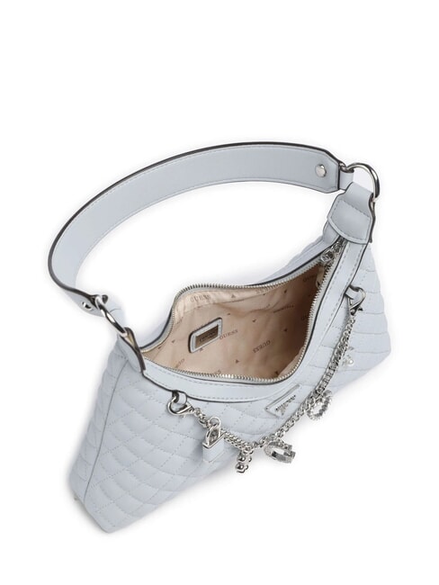 EVERLEE Bolso de hombro acolchado con charms azul brumoso - Bolsos Mujer