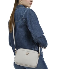 GUESS MERIDIAN 2  Bolso de hombro marfil - Bolsos Mujer - 6