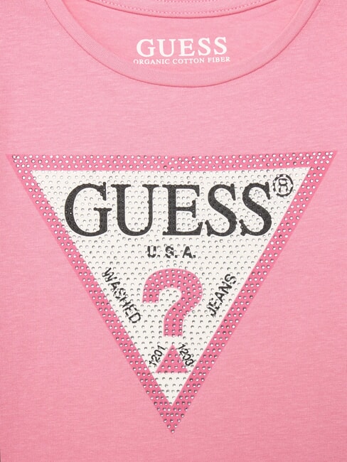 KIDS Camiseta de manga corta con pedrer&iacute;a rosa gelatina - Camiseta ni&ntilde;o