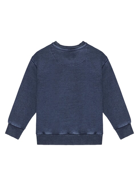LS ACTIVE Sudadera de cuello redondo para ni&ntilde;os chico vintage azul era - Sudadera Beb&eacute;