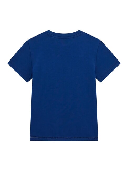 KIDS Camiseta de beb&eacute; con bolsillo y osito de peluche lirio azul - Camiseta ni&ntilde;o