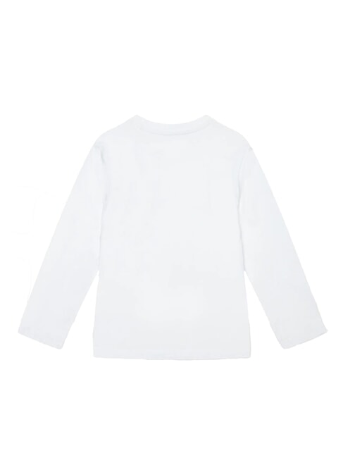 KIDS Camisa de manga larga con osito de peluche purwhite - Camiseta ni&ntilde;o