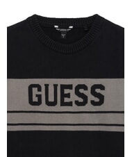 GUESS KIDS MINI ME Su&eacute;ter de cuello redondo con logo jetbla - Su&eacute;teres para ni&ntilde;os - 3