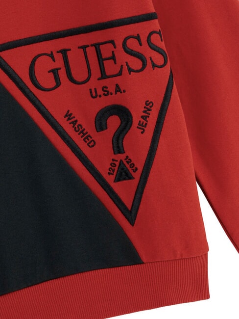 LS ACTIVE Sudadera de cuello redondo para ni&ntilde;os rojo picante - Sudadera Beb&eacute;