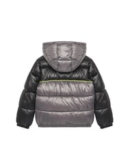 GUESS KIDS Chaqueta de plum&oacute;n infantil bicolor con capucha combinaci&oacute;n negro/gris - Chaquetas de beb&eacute; - 2
