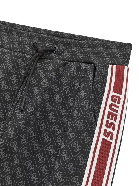 KIDS Pantalones deportivos para ni&ntilde;os Jacquard 4g negro azabache - pantalones para ni&ntilde;os